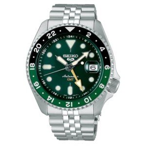 Seiko 5 Sports Automatic GMT Green Dial Watch