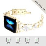 Stylish Adjustable Metal Smartwatch Strap for Apple Watch