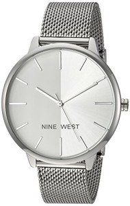 Nine West Women's Mesh Bracelet Sunray Watch