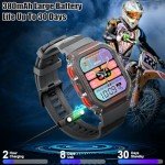 Men's Military Smart Watch with Fitness Tracking