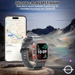 Men's Military Smart Watch with Fitness Tracking
