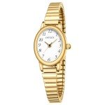CNYXCN Women's Gold Easy-Read Analog Watch