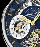 Stuhrling Men's Automatic Dress Watch with Skeleton Design