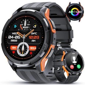 Men's Military Smart Watch with 1.43" Touch Screen