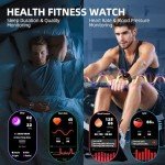 Men's Military Smart Watch with 1.43" Touch Screen