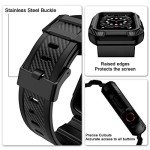 Matte Black Rugged Band for Apple Watch