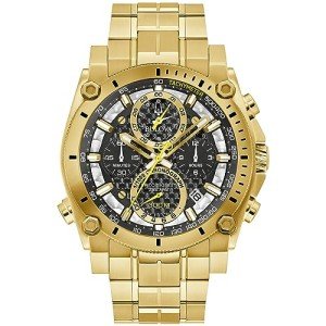 Bulova Men's Gold Stainless Steel Chronograph Watch
