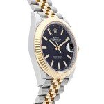 Rolex Datejust 41 Steel & Yellow Gold Watch Jubilee Bracelet Black Dial 126333