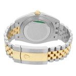 Rolex Datejust 41 Steel & Yellow Gold Watch Jubilee Bracelet Black Dial 126333