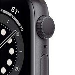 Apple Watch Series 6 (GPS + Cellular, 44mm) - Space Gray Aluminum Case with Black Sport Band (Renewed)