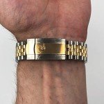 Rolex Datejust 41 Steel & Yellow Gold Watch Jubilee Bracelet Black Dial 126333