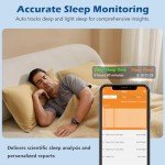 MorePro AIR2 Fitness Tracker, Smart Watch with 24/7 Heart Rate and Blood Pressure, Step Calorie Counter, Sleep Monitor, IP68 Waterproof Fitness Watch for Women Men Andriod iOS(Black)