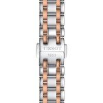 Tissot Womens Bellissima Automatic 316L Stainless Steel case with Rose Gold PVD Coating Swiss Automatic Watch, Grey, Stainless Steel, 5 (T1262072201300)