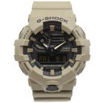 Casio Men's Watch XL Series G-Shock Quartz 200M Water Resistant, Shock Resistant, Matte Tan Resin Finish, Durable Men's Wrist Watches, Digital Casio G-Shock for Men (Model GA-700UC-5ACR)