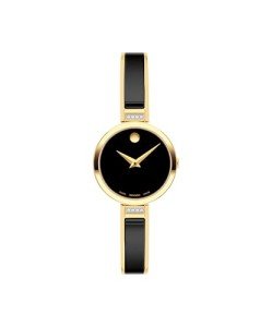 Movado Moda Women's Watch - Swiss Quartz 2H Movement, Plated Stainless Steel, Adjustable Bangle - 3 ATM Water Resistance - Luxury Fashion Timepiece for Her - 24mm
