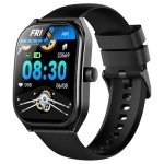 Curve Smart Watch for Men Women Answer Make Calls, 2.01" Fitness Tracker with 100 Sport Modes, Step Counter Heart Rate Sleep Tracker Accurate, IP68 Waterproof Fitness Watch for Android iOS, Black