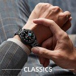 Lerobo Compatible with Samsung Galaxy Watch 7 6 5 4 Band 44mm 40mm/Galaxy Watch 6 4 Classic Band 43mm 47mm 46mm 42mm/Active 2 40mm 44mm, 20mm Stainless Steel Metal Replacement Men Women