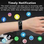 Fitness Tracker with 24/7 Heart Rate Blood Oxygen Sleep Monitor,Activity Tracker with 1.1" AMOLED Touch Color Screen, Multiple Sport Modes Step Counter,IP68 Waterproof for Women Men (Graphite Black)