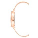 Nine West Women's Floral Dial Mesh Bracelet Watch
