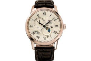 Orient Stainless Steel Japanese Automatic/Hand Winding Watch with Sapphire Crystal Model: RA-AK0007S10B