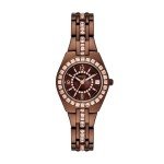 Relic by Fossil Women's Queen's Court Three-Hand Date Brown Alloy Metal Bracelet Dress Watch (Model: ZR12195)