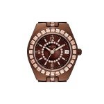 Relic by Fossil Women's Queen's Court Three-Hand Date Brown Alloy Metal Bracelet Dress Watch (Model: ZR12195)