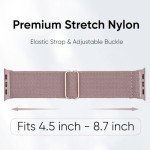 10 Pack Stretchy Bands Compatible with Apple Watch Band 40mm 38mm 41mm 42mm 44mm 45mm 46mm 49mm Women Men, Water-Resistant Solo Loop Elastic Sport Straps for iWatch Series 10 9 8 7 6 5 4 3 SE Ultra