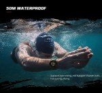 NORTH EDGE Men's & Women's Tactical Sports Watch - Carbon Fiber, Waterproof 164FT, Pedometer, Compass, Metronome, EL Backlight (Black)