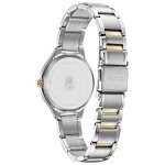 Citizen Women's Eco-Drive Dress Classic Diamond Watch in Two-tone Stainless Steel, Silver Dial (Model: FE2104-50A)