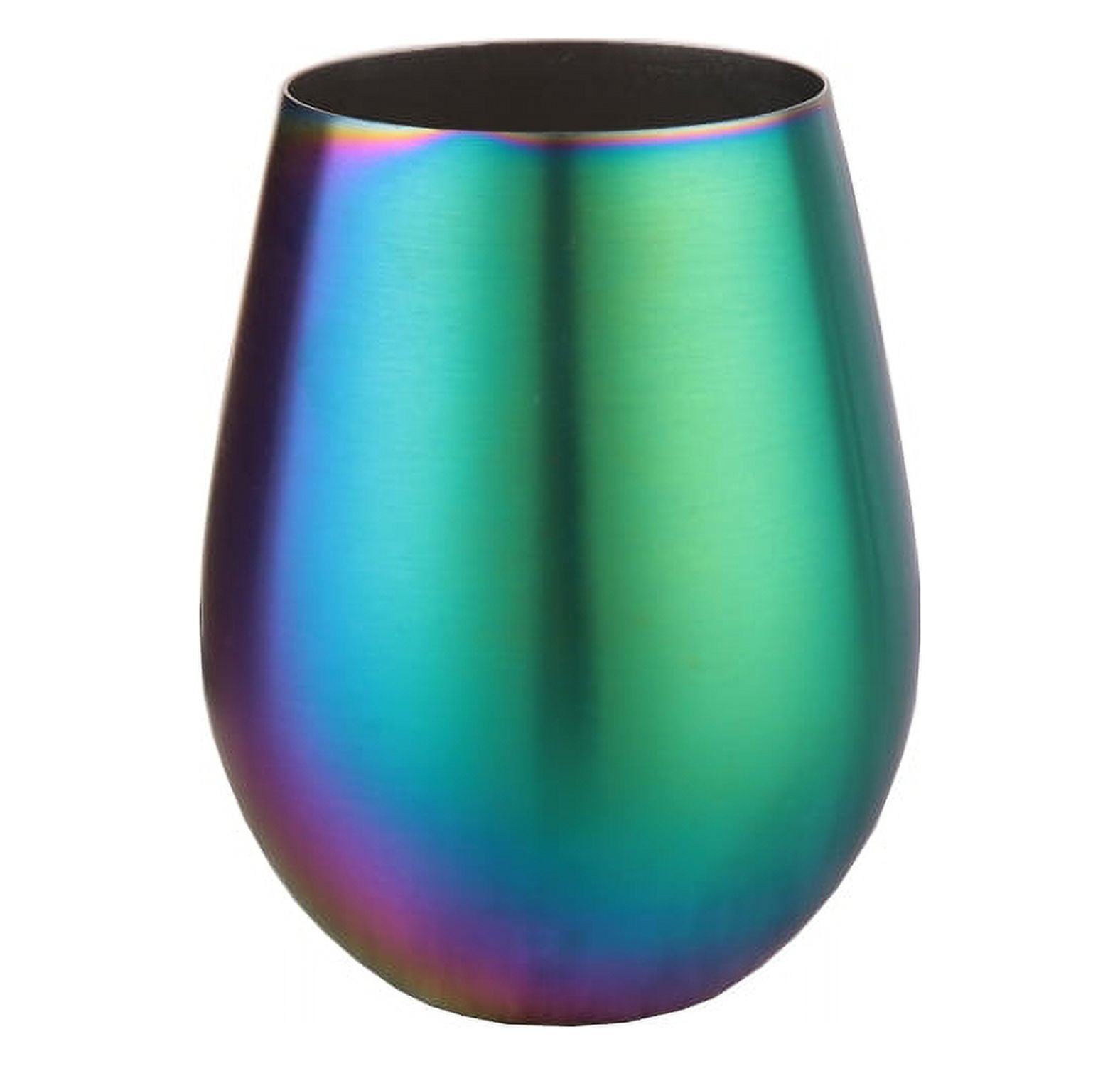 Stainless Steel Stemless Wine Glasses - Unbreakable