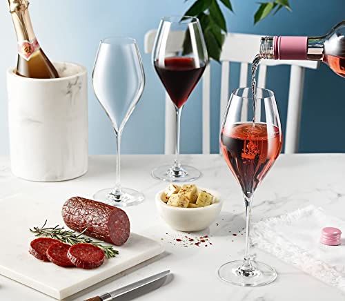 Modern 14oz Wine Glasses, Set of 4