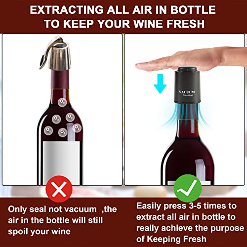 2-Pack Real Vacuum Wine Bottle Stoppers