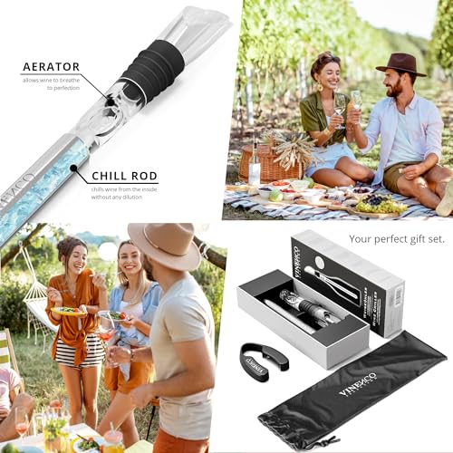 Premium 3-in-1 Wine Cooler & Decanter Set