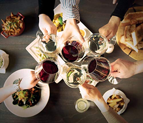 White Wine Glass Set - 14oz - Square & Stemmed