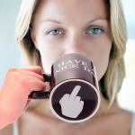Creative mugs,Have a Nice Day Coffee Mug Middle Finger Funny Cup for Coffee Milk Tea Cups,Ceramic Coffee Porcelain Tea Cup Gift