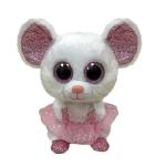 Ty Boos 15cm Stuffed Plush Mac Big Eyes Red Green Ears Mouse  Animal Doll Kawaii Plushies Baby Toys Birthday Gift