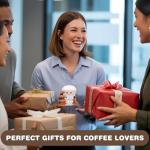 AGIFTMIND Positive Coffee Plush Doll Funny Handmade Crochet Cup with Uplifting Card, Unique Gifts for Coffee Lovers Women Friends Birthday Graduation (Espresso)