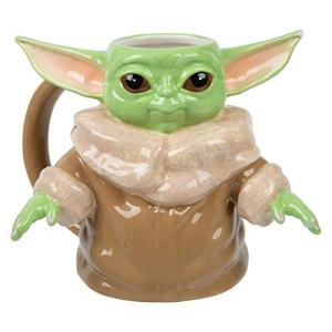 Mandalorian Grogu Sculpted Ceramic Coffee Mug