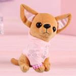 Plush Chihuahua Dog Toy Stuffed Animal Dog Toy For Holiday Gift