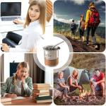 304 Stainless Steel Coffee Cup Convenient Beer Mug with Lid Reusable Water Bottle with Straws for Camping Outdoor Office Home