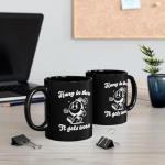 Coffee Mug Ceramic 11 oz Funny Mug Hang In There It Gets Worse Black Coffee Cup With Cartoon Bomb Character Dark Humor Sarcastic Novelty Ceramic Tea Cup Dishwasher Safe 11oz