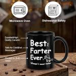 Yamgqus Gifts for Dad, Funny Fathers Day Gift Coffee Mugs, Awesome Daddy Gifts, 11oz Novel Coffee Tea Mugs with Hilarious Pattern for Dad for Birthday Father's Day(Black)