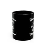 Coffee Mug Ceramic 11 oz Funny Mug Hang In There It Gets Worse Black Coffee Cup With Cartoon Bomb Character Dark Humor Sarcastic Novelty Ceramic Tea Cup Dishwasher Safe 11oz