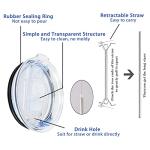 HOWSEESNOW Forest Tree Tumbler, Mountain Tumbler with Lid and Straw, 20oz Vacuum Insulated Coffee Cup, Nature Coffee Mug Gifts for Women,Men, Reusable Stainless Steel Tumbler Cups