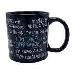 Island Dogs Giant Affirmations 22-Ounce Funny Coffee Mug – Large Ceramic Cup for Coffee Lovers With Bold Affirmations & Dirty Words – Fun & Inspirational Gift