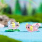 8-15PCS Luminous Axolotl Miniatures Ambystoma Mexicanum Glow At Night Moss Microlandscape Decoration Cute Animals Fish Tank DIY