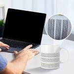 Hidden Message Coffee Mug, Funny Coffee Mug, Gift for Work Bestie, Unique Gift Idea, Modern Coffees Lover Gifts, Funny Offices Gifts for Coworkers & Work Besties (White)