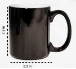 HS&ROXIN Color-Changing Halloween Ceramic Coffee Cup Thermal Horror Mug Spooky Cup Zombie Mug-Novelty Gifts for Halloween Christmas Birthday Mom Dad Friends Men Women