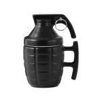Creative Grenade Mug Funny Coffee Cup Shaped Ceramic Cup with Lid Modeling Cup Living Room Home Decoration 350ml Water Cup