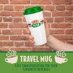 Paladone Friends TV Show Travel Mug, Central Perk Coffee Mug Officially Licensed Merchandise